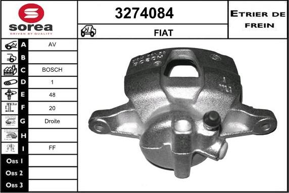 Sera 3274084 - Pinza freno autozon.pro