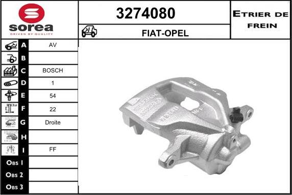 Sera 3274080 - Pinza freno autozon.pro