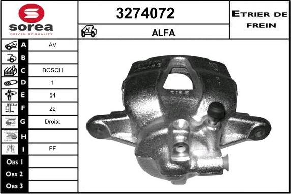 Sera 3274072 - Pinza freno autozon.pro