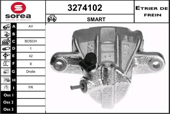 Sera 3274102 - Pinza freno autozon.pro