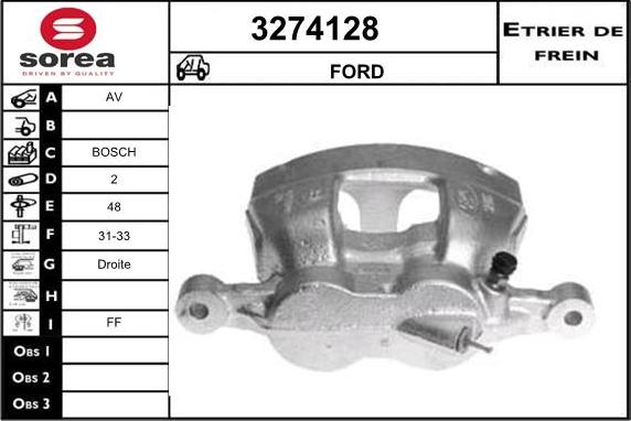 Sera 3274128 - Pinza freno autozon.pro