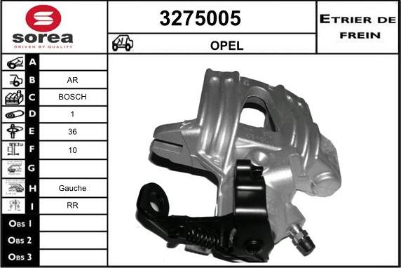 Sera 3275005 - Pinza freno autozon.pro