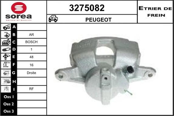 Sera 3275082 - Pinza freno autozon.pro