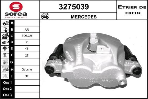 Sera 3275039 - Pinza freno autozon.pro