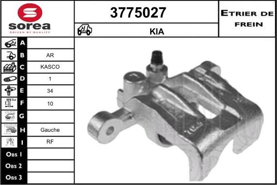 Sera 3775027 - Pinza freno autozon.pro