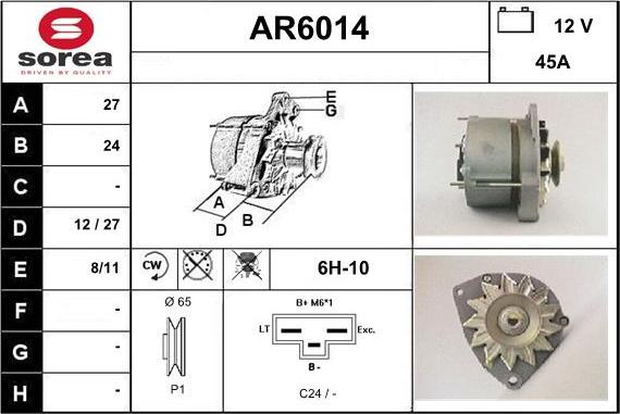 Sera AR6014 - Alternatore autozon.pro