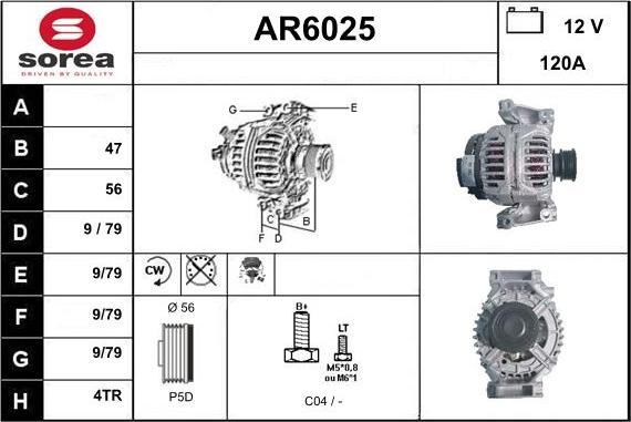 Sera AR6025 - Alternatore autozon.pro