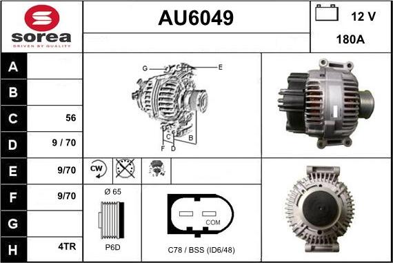 Sera AU6049 - Alternatore autozon.pro