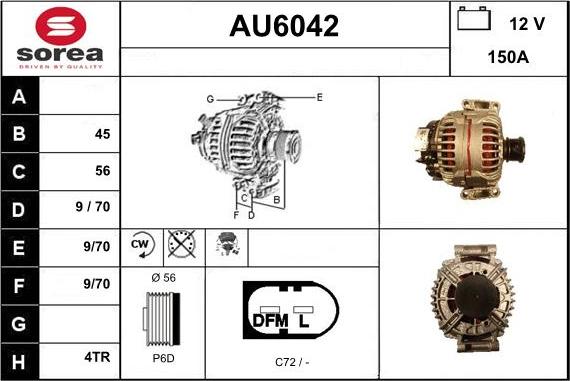 Sera AU6042 - Alternatore autozon.pro