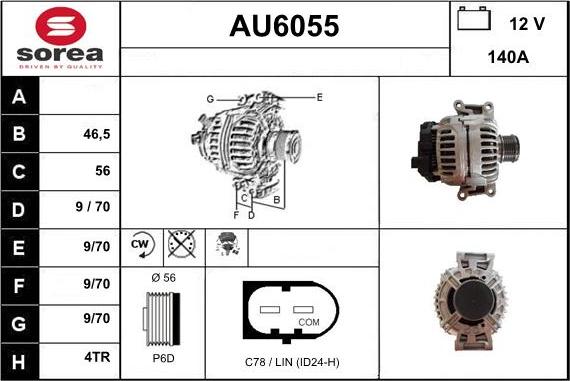 Sera AU6055 - Alternatore autozon.pro