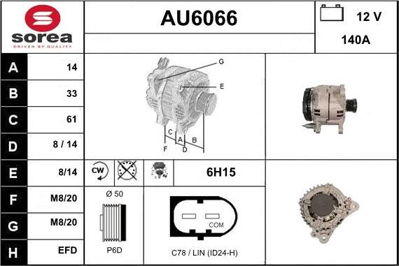 Sera AU6066 - Alternatore autozon.pro