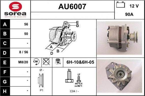 Sera AU6007 - Alternatore autozon.pro