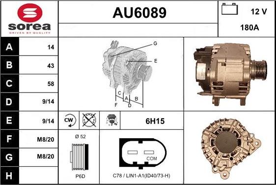 Sera AU6089 - Alternatore autozon.pro