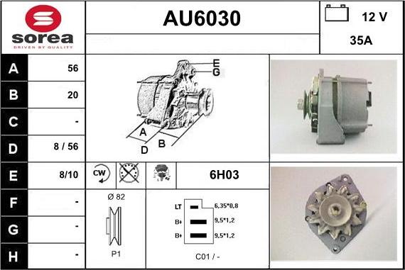 Sera AU6030 - Alternatore autozon.pro