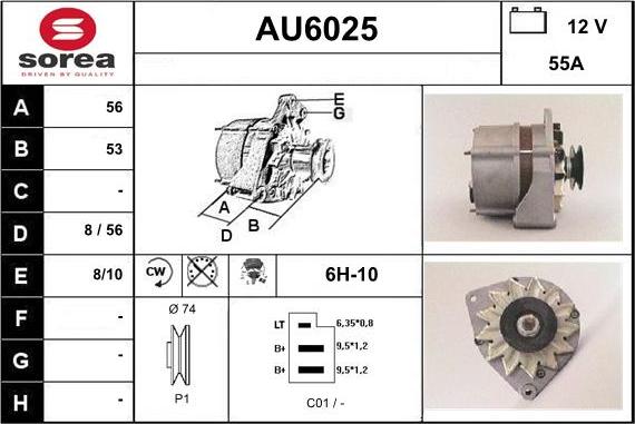 Sera AU6025 - Alternatore autozon.pro