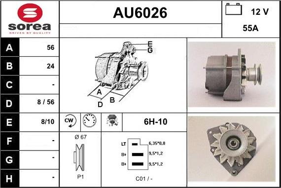 Sera AU6026 - Alternatore autozon.pro