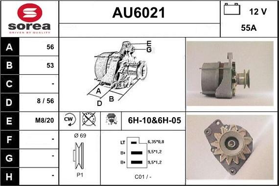 Sera AU6021 - Alternatore autozon.pro