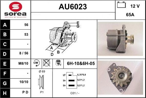 Sera AU6023 - Alternatore autozon.pro