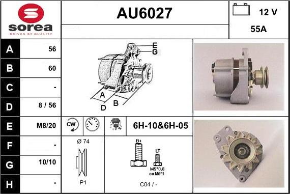 Sera AU6027 - Alternatore autozon.pro