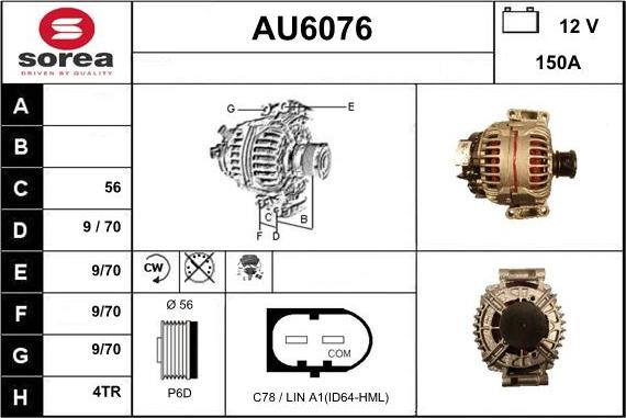 Sera AU6076 - Alternatore autozon.pro