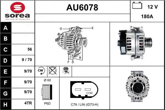 Sera AU6078 - Alternatore autozon.pro