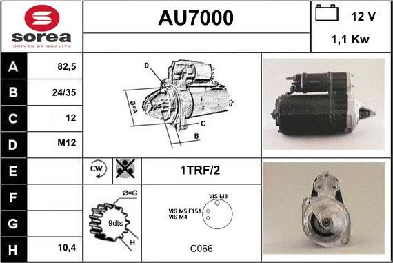 Sera AU7000 - Motorino d'avviamento autozon.pro