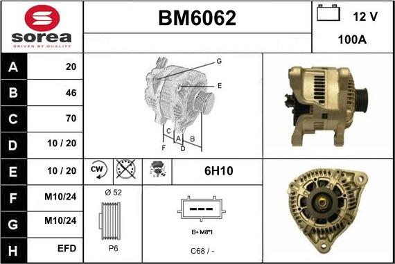 Sera BM6062 - Alternatore autozon.pro