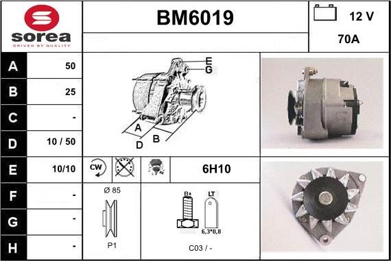 Sera BM6019 - Alternatore autozon.pro