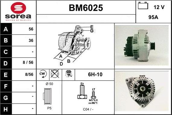 Sera BM6025 - Alternatore autozon.pro