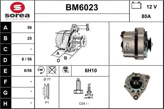 Sera BM6023 - Alternatore autozon.pro