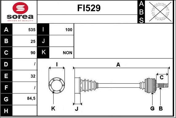 Sera FI529 - Albero motore / Semiasse autozon.pro