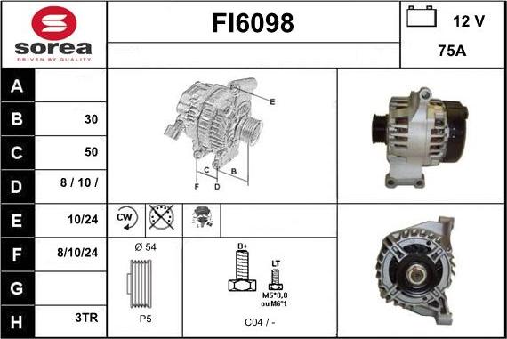 Sera FI6098 - Alternatore autozon.pro