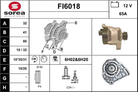 Sera FI6018 - Alternatore autozon.pro