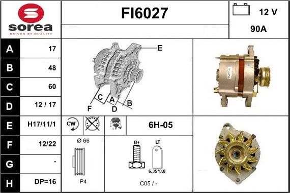 Sera FI6027 - Alternatore autozon.pro