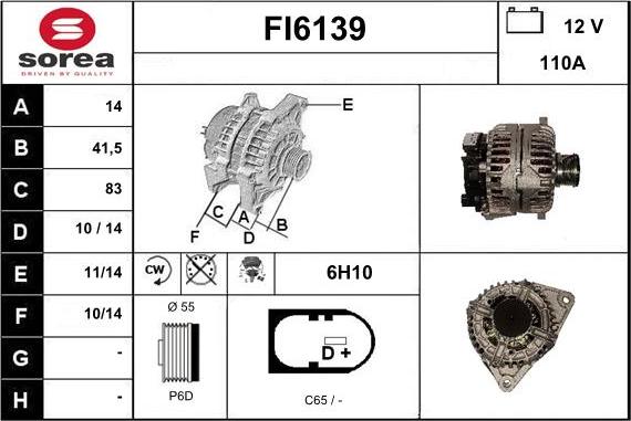 Sera FI6139 - Alternatore autozon.pro