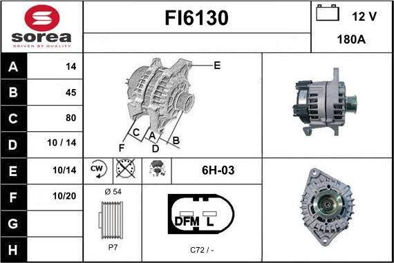 Sera FI6130 - Alternatore autozon.pro