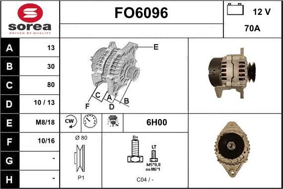 Sera FO6096 - Alternatore autozon.pro