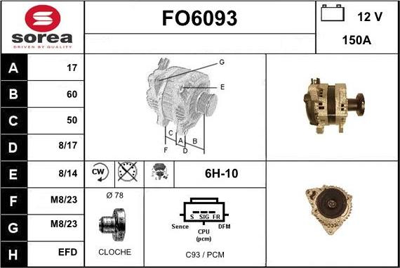 Sera FO6093 - Alternatore autozon.pro