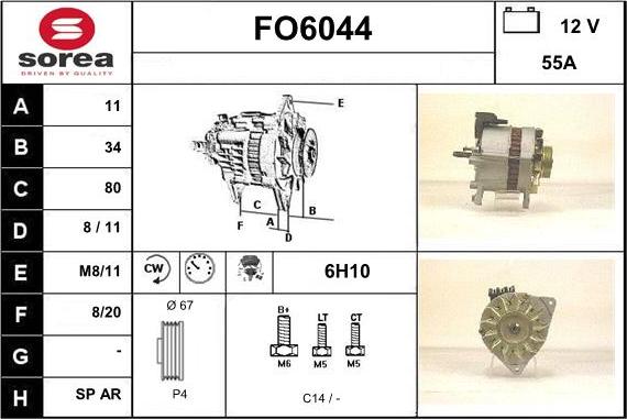 Sera FO6044 - Alternatore autozon.pro