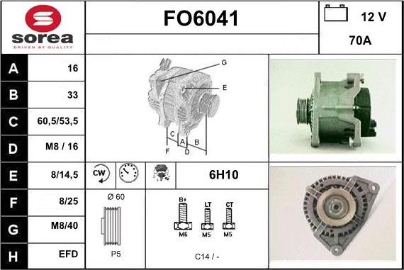 Sera FO6041 - Alternatore autozon.pro