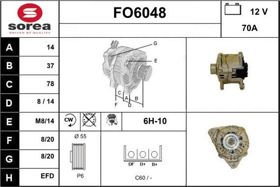 Sera FO6048 - Alternatore autozon.pro