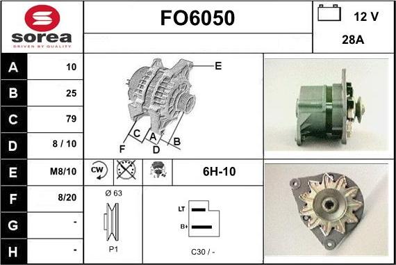 Sera FO6050 - Alternatore autozon.pro