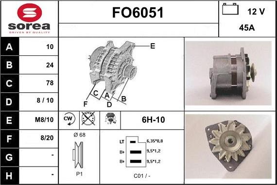 Sera FO6051 - Alternatore autozon.pro