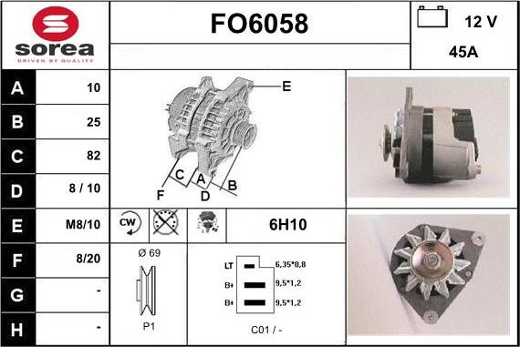 Sera FO6058 - Alternatore autozon.pro