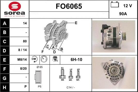 Sera FO6065 - Alternatore autozon.pro