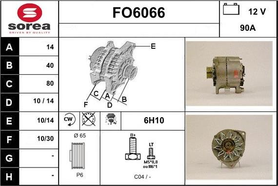 Sera FO6066 - Alternatore autozon.pro