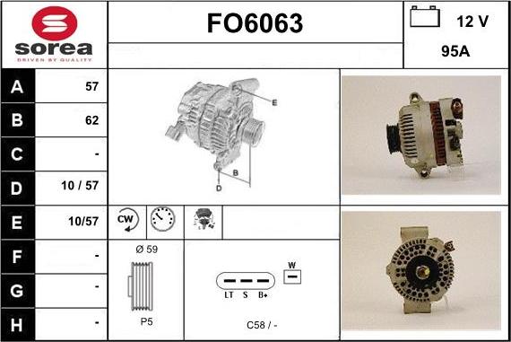 Sera FO6063 - Alternatore autozon.pro