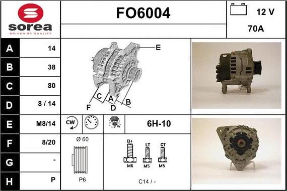 Sera FO6004 - Alternatore autozon.pro