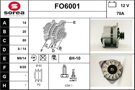 Sera FO6001 - Alternatore autozon.pro