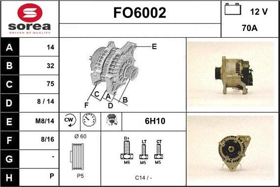 Sera FO6002 - Alternatore autozon.pro